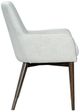 LH Home Fritz Dark Grey/Ivory Dining Arm Chair-5