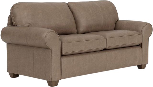 Flexsteel® Customizable Thornton Leather Two-Cushion Sofa-0