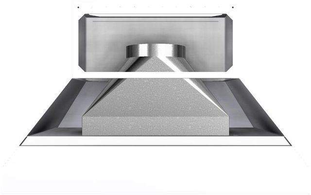 Vent-A-Hood® 48" White Euro-Style Wall Mount Range Hood-2
