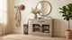 Sunny Designs™ Mia Wheat 2-Door Glass Cabinet-1
