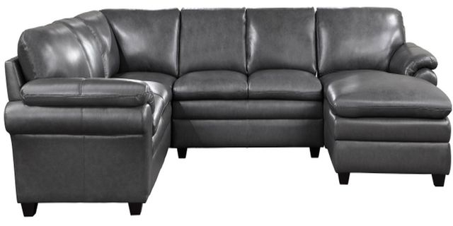 Homelegance® Exton 4-Piece Gray Sectional-2