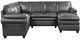 Homelegance® Exton 4-Piece Gray Sectional-2