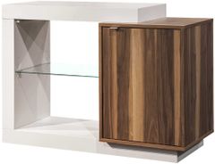 VieBois Natural/Opaque White Console Table