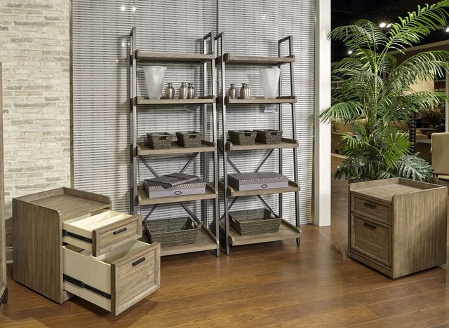 Aspenhome® Trellis Desert Brown Rolling File Cabinet-3