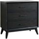Liberty Furniture Century Modern Black Walnut Nightstand with Charging Station-0