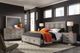 Aspenhome® Hyde Park Gray Paint Queen Panel Headboard-2