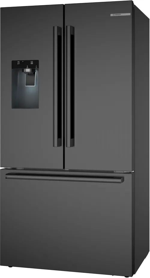 Bosch® 500 Series 36" 21.6 Cu. Ft. Black Stainless Steel Counter Depth French Door Refrigerator-3
