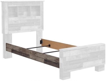 Panneau latéral pour lit simple de Benchcraft® Derekson - Gris multi