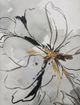 Stylecraft Floral Sketch II Black/Gold/Gray/Light Gray Wall Art-1