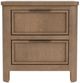 Riverside Furniture Jaxon Casual Mink Brown 2-Drawer Nightstand-2