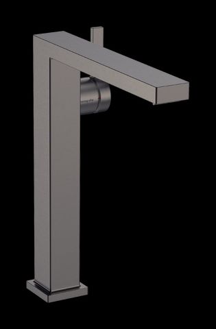 Hansgrohe Tecturis E Brushed Black Chrome 9" Single-Hole Fine without Pop-up Drain-0
