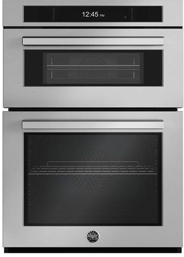 Bertazzoni Professional Series 30'' Stainless Steel Oven/Micro Combo Electric Wall Oven with Self-Clean -0