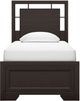 Signature Design by Ashley® Covetown Dark Brown Youth Twin Panel Bed-1