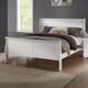 ACME Furniture Louis Philippe White Eastern King Sleigh Bed-1