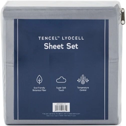 Weekender™ Premier Tencel™ Lyocell 6-Piece Slate Split Queen Sheet Set-1