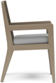 homestyles® Sustain Gray Outdoor Dining Arm Chair Pair-2