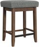 Elements International Santa Barbara 3-Piece Dark Gray/Walnut Dining room Set-3