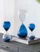 A & B Home Blue/Clear Small Hourglass-3