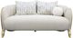 Michael Amini® Scotts Square Light Champagne Loveseat-1