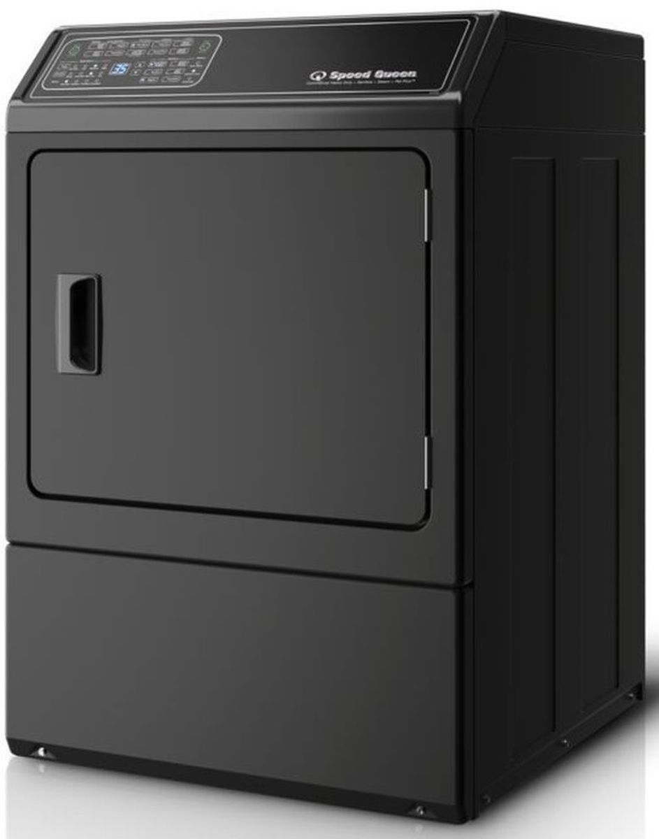 Raison Speed Queen® Matte Black Front Load Laundry Pair | Alton