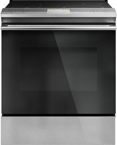 Café™ 30" Platinum Glass Slide in Induction Range