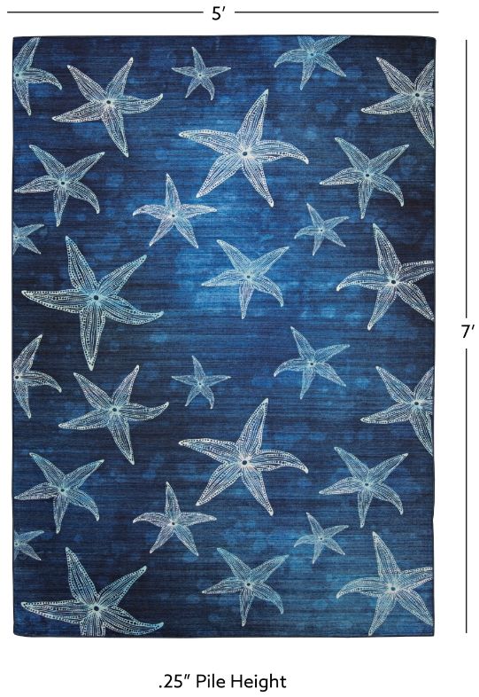 Linon Boca 5'x7' Area Rug-2