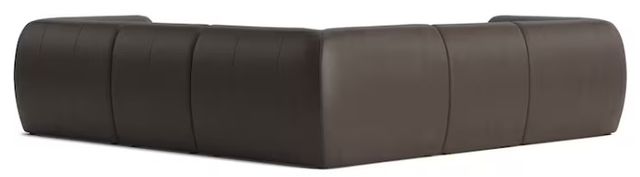 Bassett® Furniture Customizable Clyde 5-Piece Leather Modular L-Shaped Sectional-2