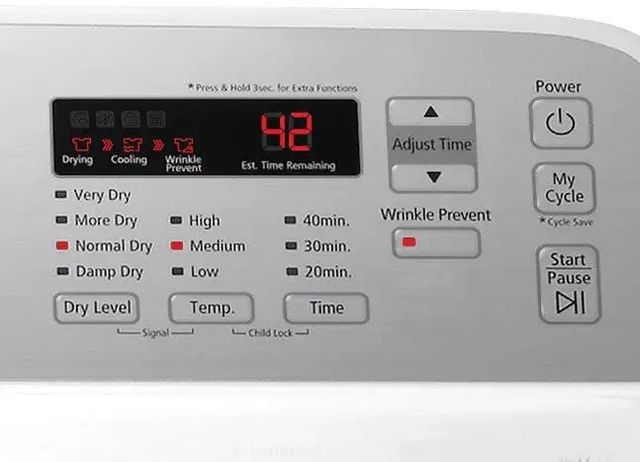 Samsung 7.2 White Front Load Gas Dryer-2