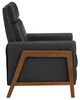 Homelegance® Verve Black Push Back Manual Reclining Chair-3