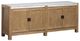 Magnussen Home® Plum Creek Sierra Brown Door Console with Marble Top-0