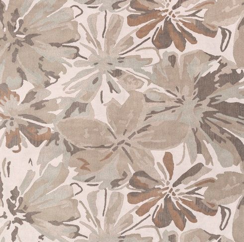 Surya Athena Beige Floral 5'x8' Area Rug-2