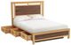 Whittier Wood® Furniture Addison Duet Full Storage Panel Bed-4