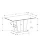 Monarch Specialties Inc. Dark Grey 36" x 60" Stone Top Dining Table with Black Laminate Base-2