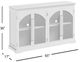 Jofran Inc. Archdale Antique White 4-Door Accent Cabinet-2