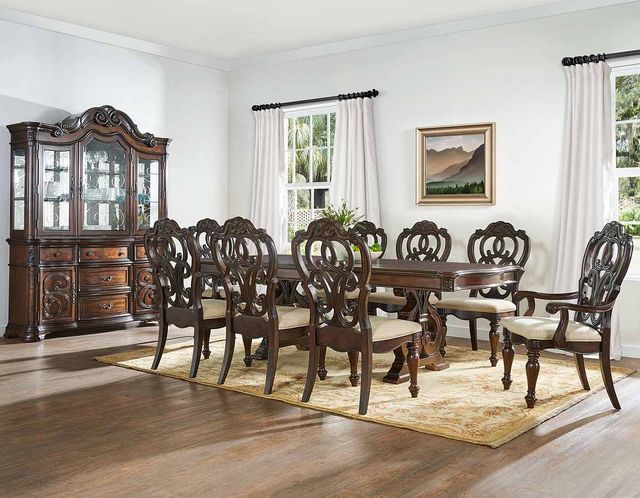 Steve Silver Co. Royale 9-Piece Pecan Dining Room Set-0