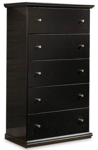Signature Design by Ashley® Maribel 6-Piece Black Queen/Full Bedroom Set-3