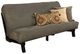 Kodiak Furniture Carson Marmont Thunder/Java Full Futon with Mattress -0