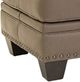 Smith Brothers Customizable 253 Leather Ottoman-2