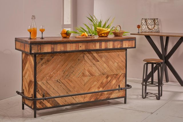 Jaipur Furniture Sherwood Black/Brown Bar Table-2