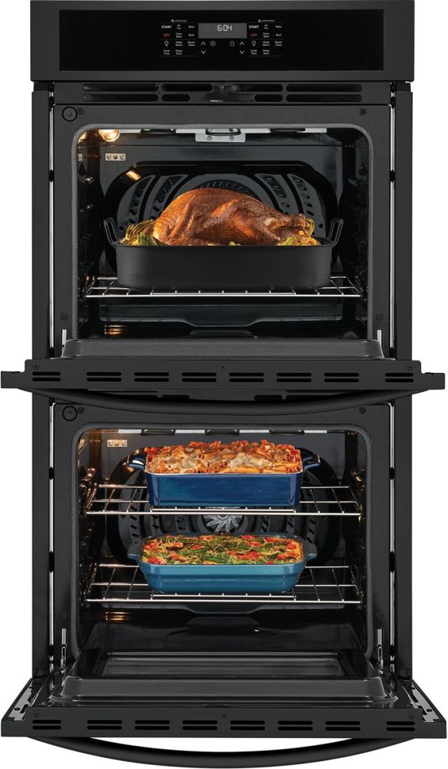 Frigidaire® 27” Black Electric Double Wall Oven with Air Fry-4