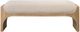 Modus Furniture Brentwood Brioche Upholstered Bench-2