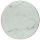 Coaster® Briggs Marble Printed Glass Top End Table with White Base-2