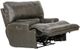 Catnapper® Wembley Steel Leather Power Lay Flat Recliner with Power Adjustable Headrest and Lumbar Support-1