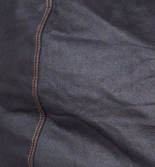 CordaRoy's® Black Faux Leather Queen Bean Bag Cover -1