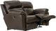 Catnapper® Costa Chocolate Leather Lay Flat Reclining Loveseat-1