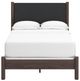 Signature Design by Ashley® Pamytta Brown Full Upholstered Panel Bed-2