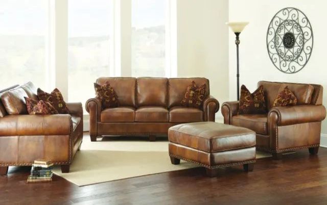 Steve Silver Co. Silverado Metamorphosis Camel Ottoman-1
