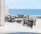 CabanaCoast® Customizable Cove Synthetic Fiber 16" Outdoor Round Side Table-4