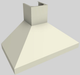 Vent-A-Hood® 48" Biscuit Euro-Style Wall Mounted Range Hood-5