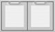 Hestan® AGAD Series 36” Froth Outdoor Double Access Doors-0